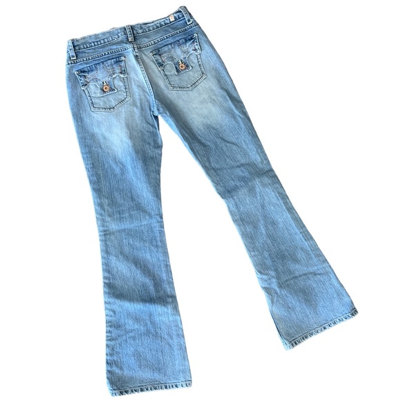 Bongo Let Me B Vintage Jeans Size 11 Light Wash - Picture 2 of 11